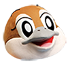 もずやんの顔の写真