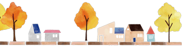 木と家のイラスト