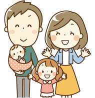 家族のイラスト