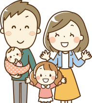 家族のイラスト